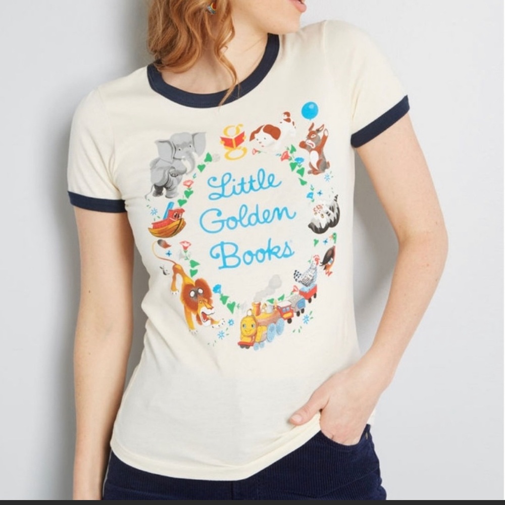 Little Golden Books Ringer Tee (xl)